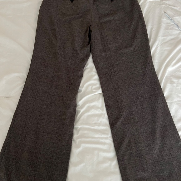 Loft Julie fit pants brown plaid size 6p petite - Picture 7 of 9